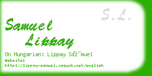 samuel lippay business card